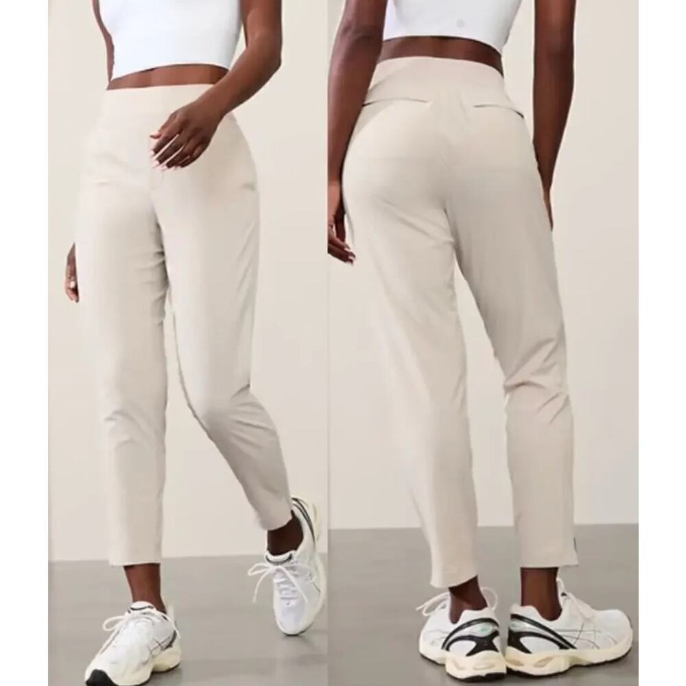 Athleta Brooklyn Mid Rise Ankle Pant Womens Size 4 in Abalone